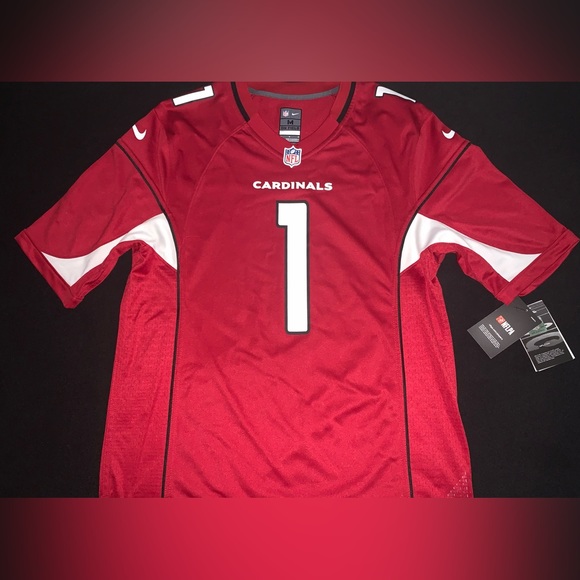 NWT Nike Kyler Murray Arizona Cardinals #1 Home Red Game Jersey Men’s Medium - Picture 1 of 7